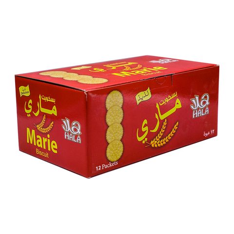Buy Hala Marie Biscuit 90g 12 in Saudi Arabia