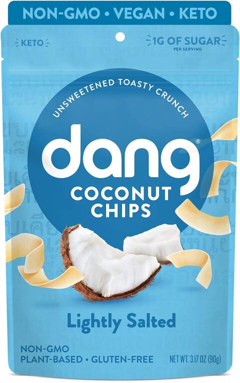 Buy Dang Foods LLC, Toasted Coconut Chips, Lightly Salted, 3.17 Oz (90 g) in UAE