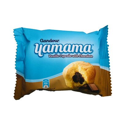 Gandour Yamama Vanilla Cupcake With Chocolate 49.5G
