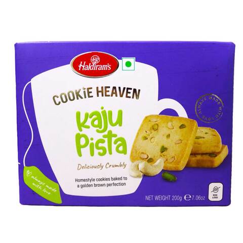 Haldiram&#39;s  Cookie Heaven Kaju Pista Cookies 200g