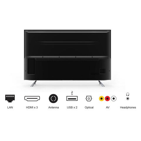 جي في سي LT55NQ7115 تلفزيون كيو ال اي دي 4K ذكي اسود 55 بوصة
