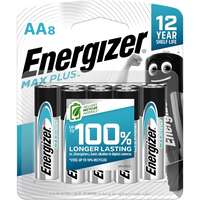 Energizer Max Plus AA Alkaline Batteries  Pack of 8