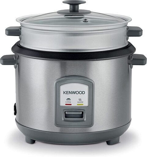 Buy Kenwood Rice Cooker With Steamer, Stainless Steal, 1.8 Litre, RCM45 ...