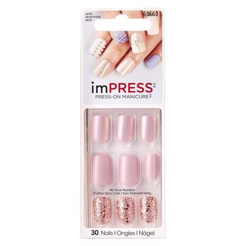 Buy imPRESS Artificial Nails BIPD280 Bright As A Feather 30 count Online -  Shop Beauty & Personal Care on Carrefour UAE