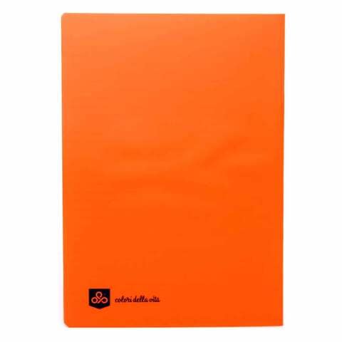 أمبر سبيرال دفتر اي5 80 صفحة مخطط برتقالي