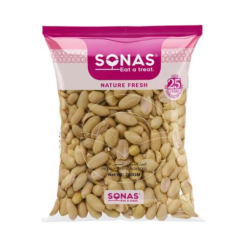 Sona&#39;s  White Roasted Peanut 200g
