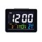 Crony LED Digital Desk Clock - Bedside Large Screen LED Alarm Clock With Date, Temperature White
