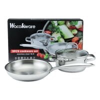Wacokware Stainless Steel Cookware Set 3 PCS