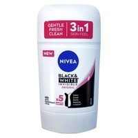 Nivea Black+White Invisible Original Anti-Perspirant Stick Clear 50ml