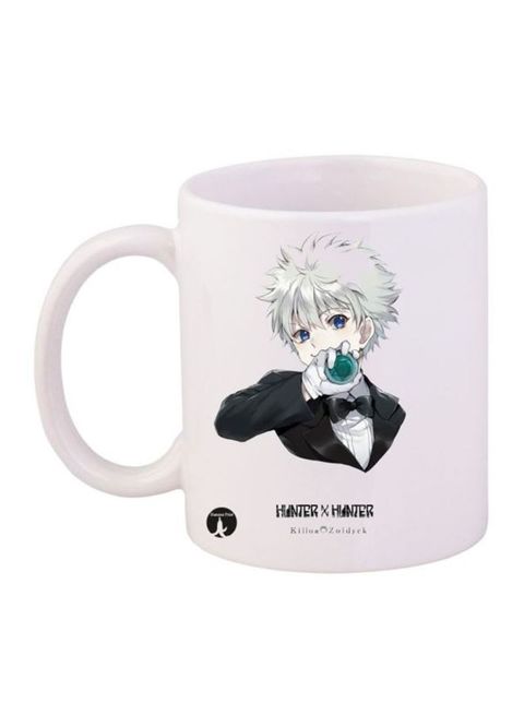Bp Hunter X Hunter Printed Mug White/Green/Black 12Ounce