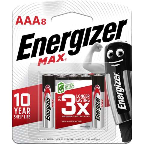 ENERGIZER AAA/8 MAX ALKALINE