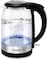 Cosori 1.5L Electric Glass Kettle, Blue LED, 3000W For Fast and Quiet Boil, Stainless Steel Filter And Inner Parts, Boil-Dry Protection, BPA Free, Black