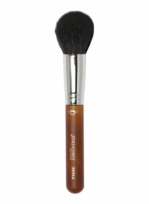 اشتري Forever52 Pro Makeup Powder Brush - Brown/Black/Silver في الامارات