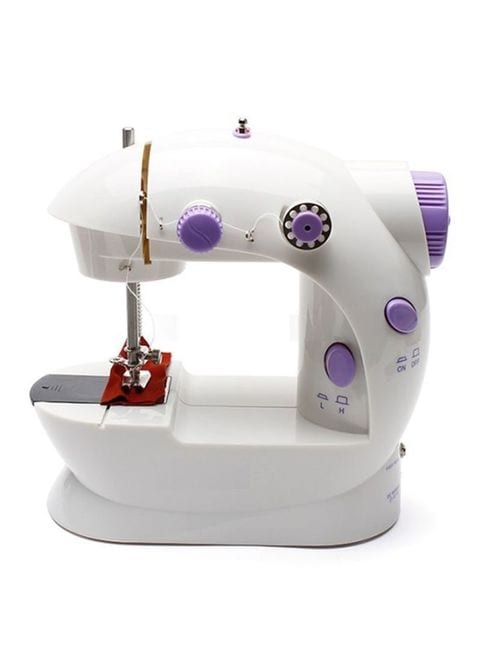 Generic Multifunctional Mini Sewing Machine With Two Speed Control White
