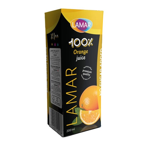 لمار عصير برتقال 100% طبيعي - 230 مل