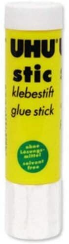 UHU Stic Glue Stick Solid Washable Nontoxic 21g Ref 45611 Pack 12 per Pack 12