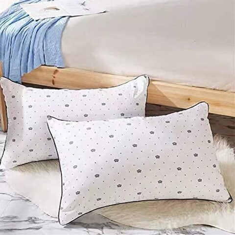 White 2024 cotton pillow