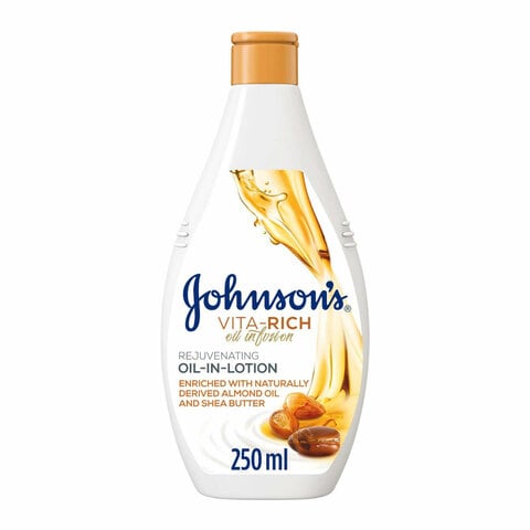 اشتري جونسون سائل الأستحمام بالزيوت المجددة للبشرة معزز بزيت اللوز وزبدة الشيا 250 مل في السعودية