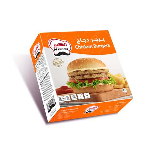 Al Kabeer Chicken Burgers 1.2kg