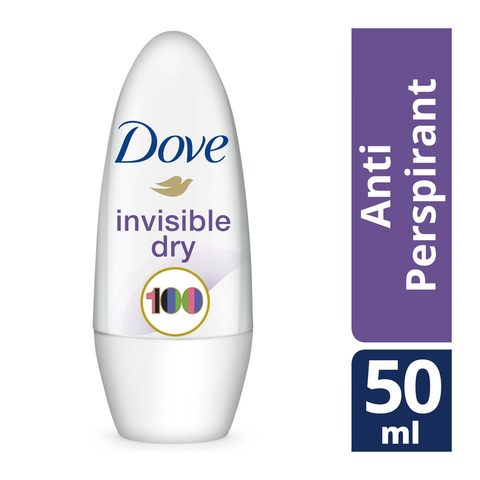 Dove Women Antiperspirant Roll-On Invisible Dry 50ml