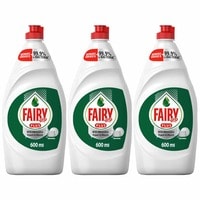 Fairy Plus Original Dishwashing Liquid Soap With Alternative Power To Bleach 600ml Pack of 3