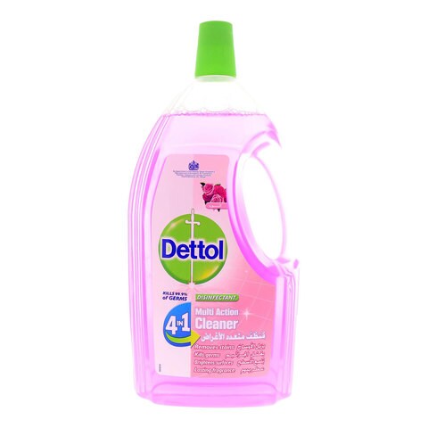 Dettol 4 In 1 Rose Disinfectant Multi Action Cleaner 1.8 Liter
