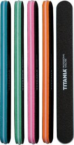 Buy Titania Nail File – Coarse And Fine, Assorted Colours, Pack Of 1 X 22G) in UAE