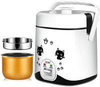 Wtrtr Multifunctional Mini Rice Cooker, Suitable For 1-3 Person Automatic Heat Preservation Rice Cooker, 1.2L Household Portable Micro-Pressure