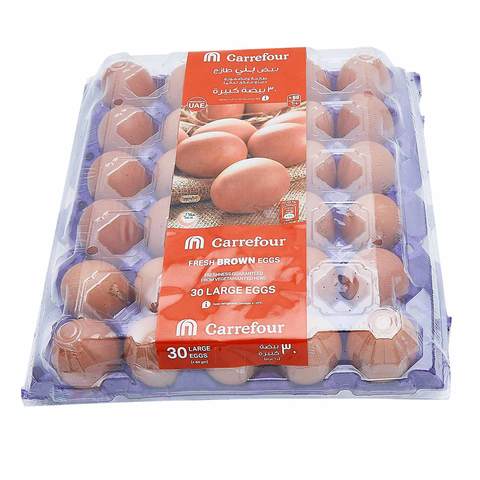 Carrefour Large Brown Eggs x30