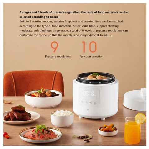 Wholesale Xiaomi Mijia Smart Electric Pressure Cooker 5L APP Control Instant  One-Touch Pressure Pot Rice Cooker/Steamer/Slow Cooker 220V From  m.