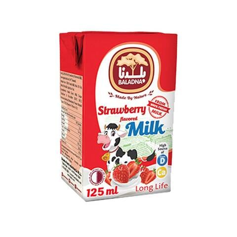 Baladna Milk Strawberry Flavored 125ml