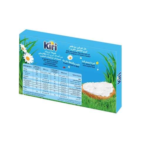 Kiri Spreadable Cream Cheese Squares 6 Portions 108g