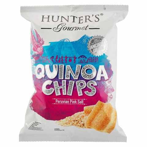 Hunters Gourmet Peruvian Pink Salt Quinoa Chips 75g