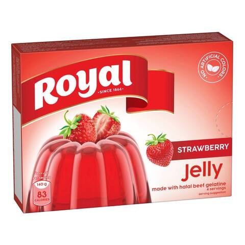 Royal Strawberry Flavour Jelly 85g Pack of 12