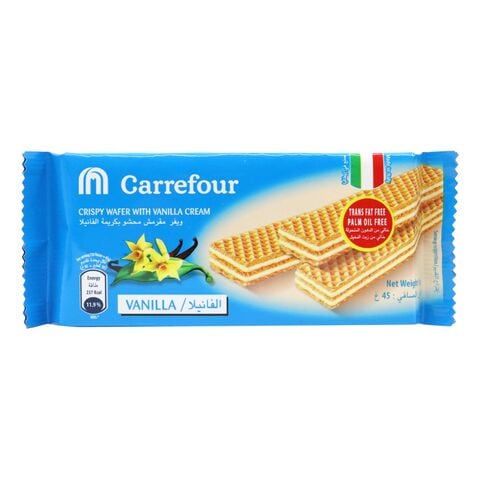 Carrefour Vanilla Cream Wafer 45g