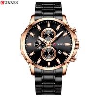 CURREN-Curren Men Watch Business Multifuntional Waterproof Watches Quartz Watch
