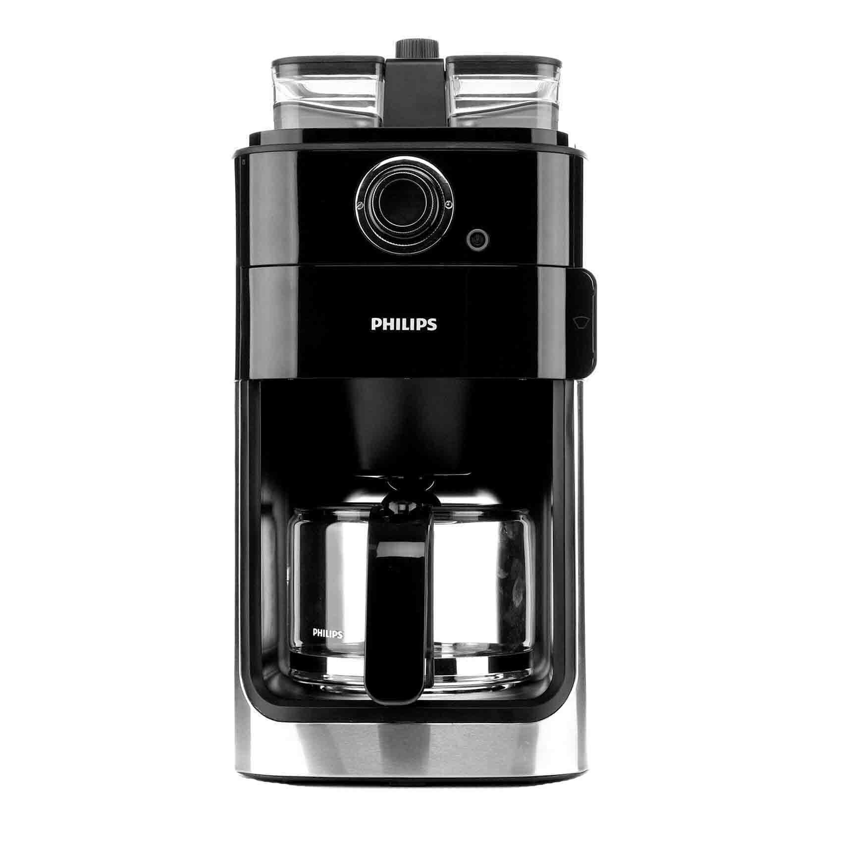 Buy Philips Grind And Brew Coffee Maker 1000W HD7762 Black/Silver