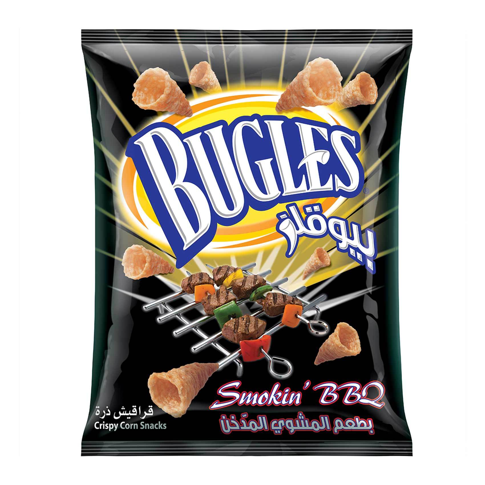 Buy Bugles Corn Snack Bbq Flavor 125 g Online Shop Food Cupboard on
