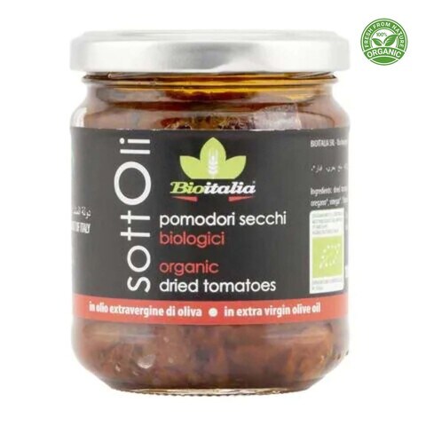 Bioitalia Sottoli Organic Dried Tomatoes In Extra Virgin Olive Oil 180g