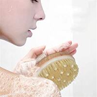 Aiwanto  Body Brush For Wet Or Dry Brushing With Bath Sponge Bathing Scrubber For Body
