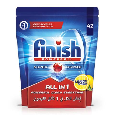 Finish All in 1 Powerball Fresh, 94ct, Dishwasher Detergent