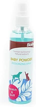 اشتري Baby Powder 118 Ml,Deodorizing Pet Spray, Whiteblue في الامارات