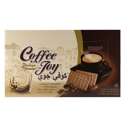 Mayora Coffee Joy Biscuit 45g x Pack of 18