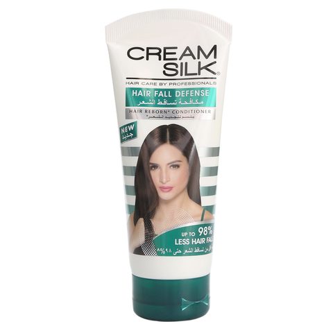 Buy Cream Silk Hair Reborn Conditioner Hair Fall Defense Up To 98% Less Hair  Fall 180ml Online - Shop Beauty & Personal Care on Carrefour UAE