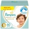 Pampers Premium Care Taped Diapers, Size 6 ,13+kg, Mega Box, 60 Diapers