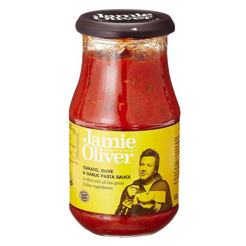 Jamie Oliver Tomato Olive And Garlic Pasta Sauce 400g