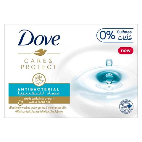 dove care & protect antibacterial beauty bar soap