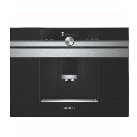 Siemens iQ700 Built-in Fully Automatic Coffee Machine 1600W CT636LES6 Black/Silver