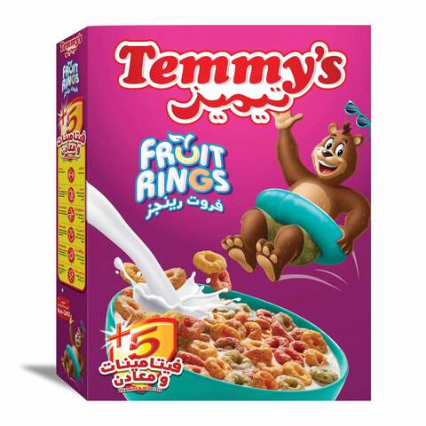 Temmy&#39;s Fruit Rings Cereal box - 250 grams