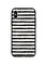Theodor - Protective Case Cover For Apple iPhone XS Max Black &amp; White Stripes